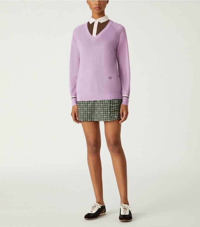 Kaschmirpullover mit V-Ausschnitt Kaschmirpullover mit V-Ausschnitt