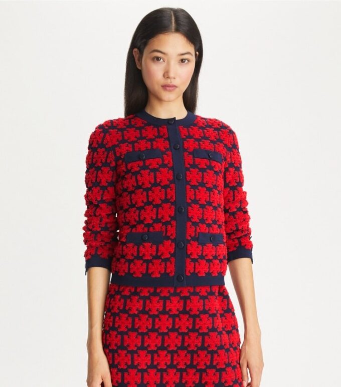 Kendra Bouclé-Strickjacke Kendra Bouclé-Strickjacke