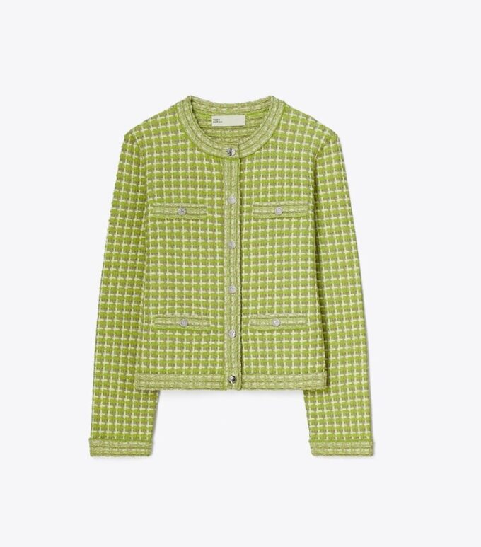 Kendra Jacquard-Strickjacke Kendra Jacquard-Strickjacke
