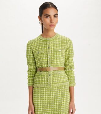 Kendra Jacquard-Strickjacke Kendra Jacquard-Strickjacke