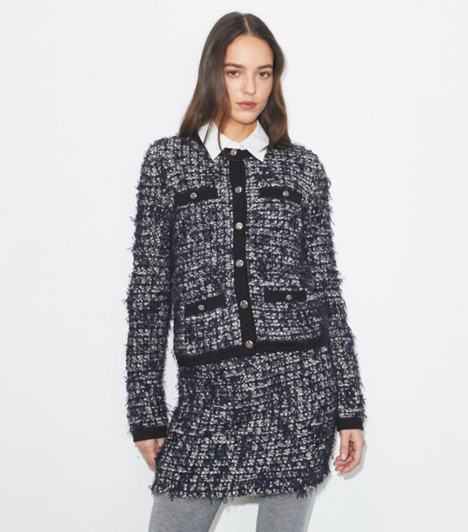 Kendra Tweed-Strickjacke Kendra Tweed-Strickjacke