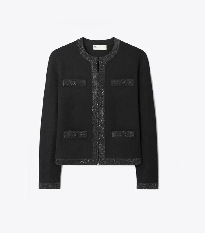 Kendra Verzierter Wollcardigan Kendra Verzierter Wollcardigan