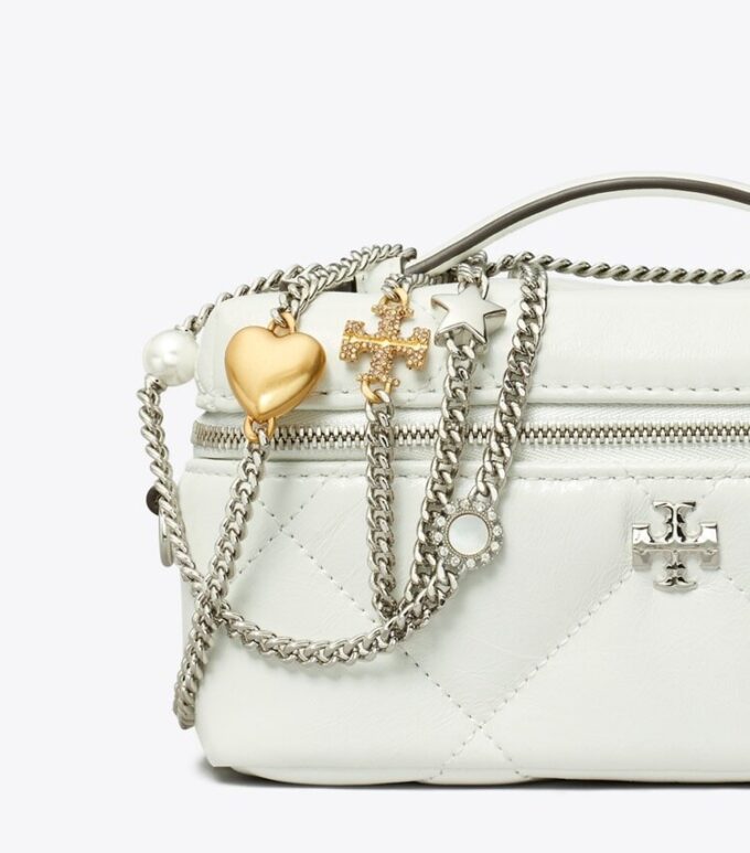Kira Diamond Quilt Distressed Charm Kosmetiktasche Kira Diamond Quilt Distressed Charm Kosmetiktasche