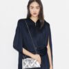 Kira Diamond Quilt Metallic-Handtasche mit Henkel Kira Diamond Quilt Metallic-Handtasche mit Henkel