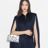 Kira Diamond Quilt Metallic-Handtasche mit Henkel Kira Diamond Quilt Metallic-Handtasche mit Henkel