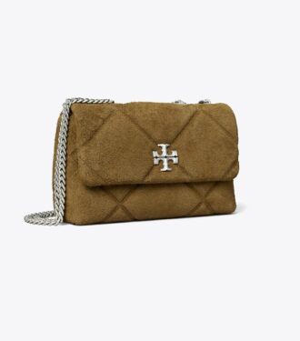 Kira Diamond Quilt Suede Schultertasche