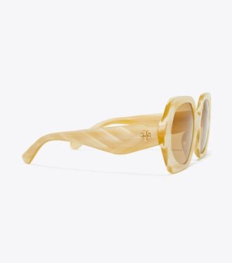 Kira Oversized Geometric Sonnenbrille