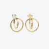 Kira Pearl Double Hoop Ohrring Kira Pearl Double Hoop Ohrring