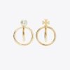 Kira Pearl Double Hoop Ohrring Kira Pearl Double Hoop Ohrring