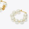 Kira Pearl Hoop Ohrringe Kira Pearl Hoop Ohrringe