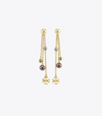 Kira Pearl Linear Ohrring