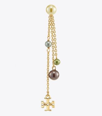 Kira Pearl Linear Ohrring