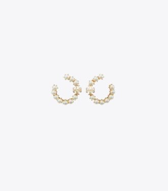Kira Pearl Loop Ohrring