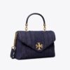 Kira Quilted Denim Small Satchel Kira Quilted Denim Small Satchel