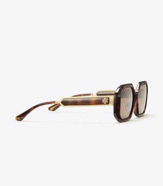 Kira Rechteckige Sonnenbrille