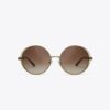 Kira Stripe Open-Wire Runde Sonnenbrille Kira Stripe Open-Wire Runde Sonnenbrille