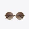 Kira Stripe Open-Wire Runde Sonnenbrille Kira Stripe Open-Wire Runde Sonnenbrille
