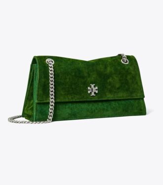 Kira Turnlock Flocked Schultertasche