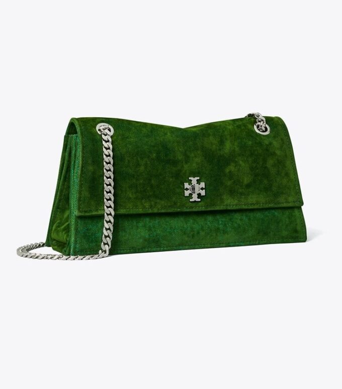 Kira Turnlock Flocked Schultertasche Kira Turnlock Flocked Schultertasche