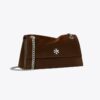 Kira Turnlock Schultertasche aus Wildleder Kira Turnlock Schultertasche aus Wildleder
