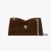Kira Turnlock Schultertasche aus Wildleder Kira Turnlock Schultertasche aus Wildleder