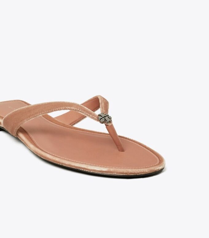 Klassische Pavé-Flip-Flops