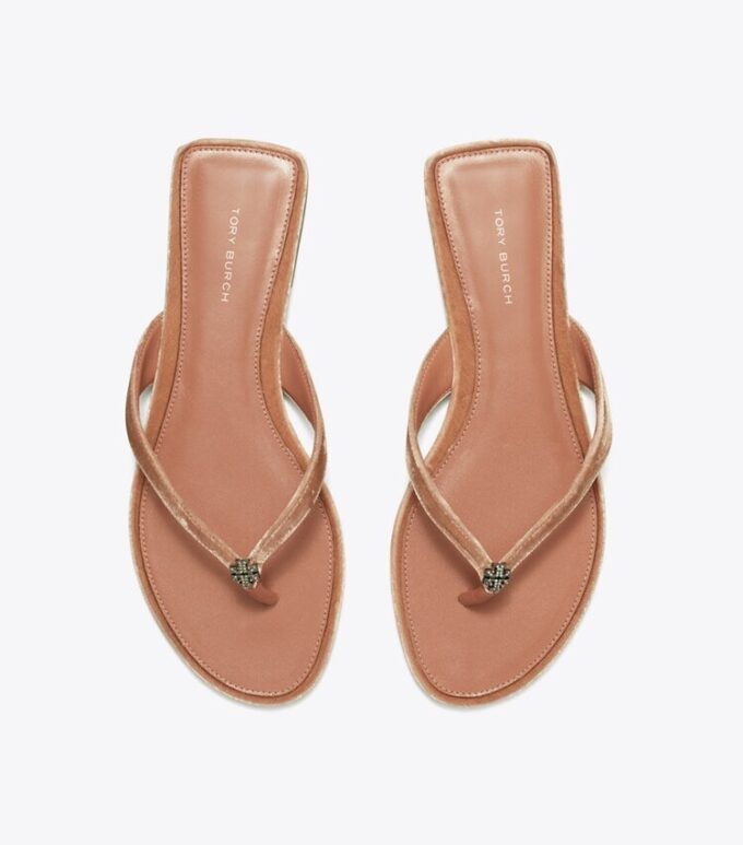 Klassische Pavé-Flip-Flops