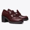 Klassischer Loafer mit Absatz und Profilsohle Klassischer Loafer mit Absatz und Profilsohle