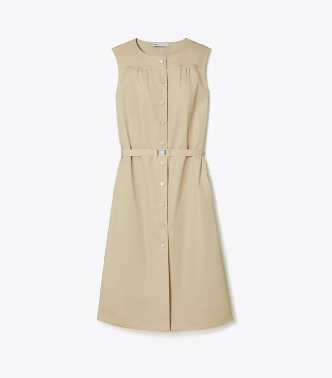 Kleid aus Baumwollpopeline Kleid aus Baumwollpopeline