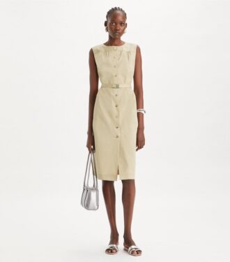 Kleid aus Baumwollpopeline