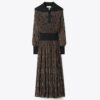 Kleid mit geripptem Bund Kleid mit geripptem Bund