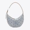 Kleine Ballon-Tasche aus Denim mit T Monogram Kleine Ballon-Tasche aus Denim mit T Monogram