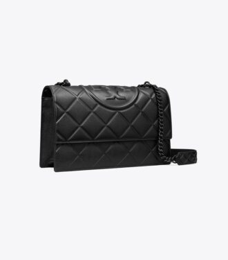 Kleine Fleming Schultertasche mit polierter Narbung