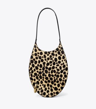 Kleine Handtasche aus Kalbsleder mit Piercing