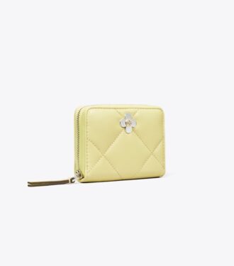 Kleine Kira Diamond Quilt Clover Zip-Around Geldbörse