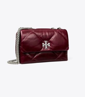 Kleine Kira Diamond Quilt Distressed Schultertasche