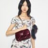 Kleine Kira Diamond Quilt Distressed Schultertasche Kleine Kira Diamond Quilt Distressed Schultertasche