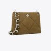 Kleine Kira Diamond Quilt Suede Schultertasche Kleine Kira Diamond Quilt Suede Schultertasche