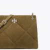 Kleine Kira Diamond Quilt Suede Schultertasche Kleine Kira Diamond Quilt Suede Schultertasche