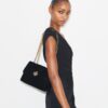Kleine Kira Diamond Quilt Velvet Pavé Schultertasche Kleine Kira Diamond Quilt Velvet Pavé Schultertasche