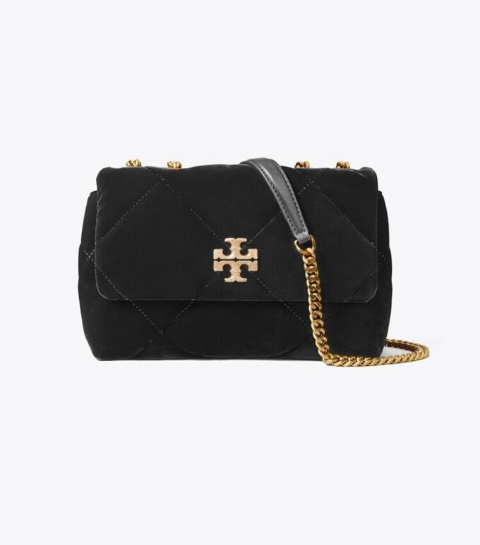 Kleine Kira Diamond Quilt Velvet Pavé Schultertasche Kleine Kira Diamond Quilt Velvet Pavé Schultertasche