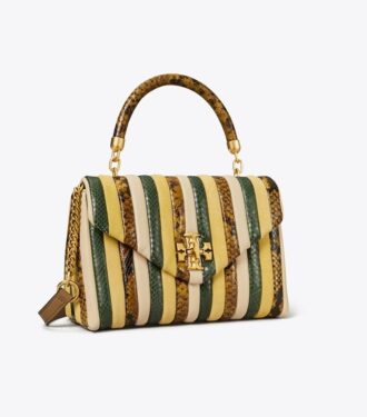 Kleine Kira Stripe Satchel mit Handgriff