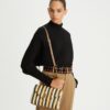 Kleine Kira Stripe Satchel mit Handgriff Kleine Kira Stripe Satchel mit Handgriff