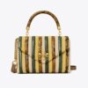 Kleine Kira Stripe Satchel mit Handgriff Kleine Kira Stripe Satchel mit Handgriff