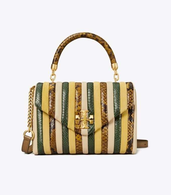 Kleine Kira Stripe Satchel mit Handgriff Kleine Kira Stripe Satchel mit Handgriff