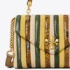 Kleine Kira Stripe Satchel mit Handgriff Kleine Kira Stripe Satchel mit Handgriff