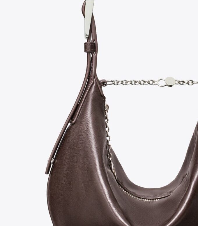 Kleine Leder-Ballon-Tasche Kleine Leder-Ballon-Tasche