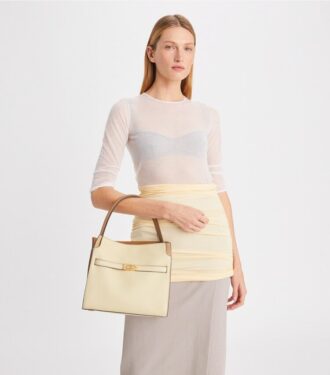 Kleine Lee Radziwill Pebbled Double Bag