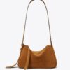 Kleine Romy-Schultertasche aus Wildleder Kleine Romy-Schultertasche aus Wildleder