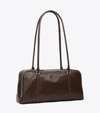 Kleine Satchel mit Marshmallow-Prägung